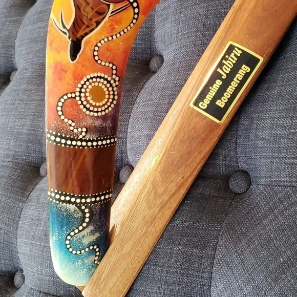 ABORIGINAL BOOMERANG - Picture 3 of 7